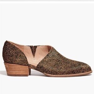 Madewell Lucie Ankle Booties - Spotted Calf Hair